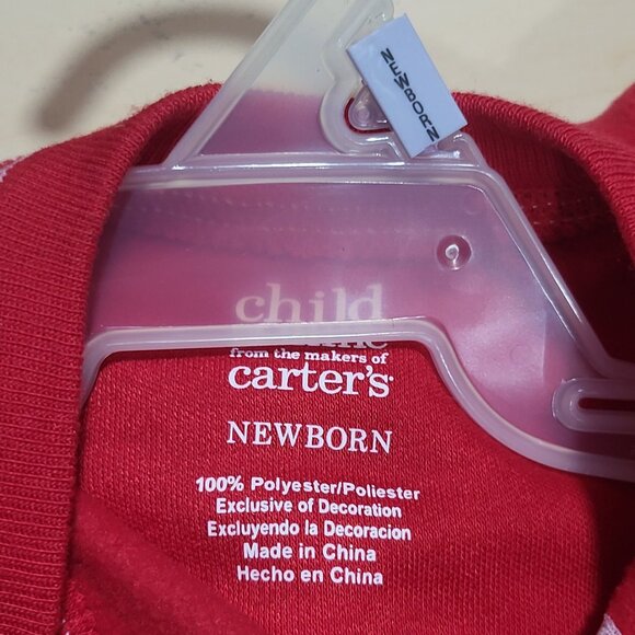 Santas Favorite Reindeer Red Christmas Sleeper for Newborn Babies NWT - Picture 6 of 8